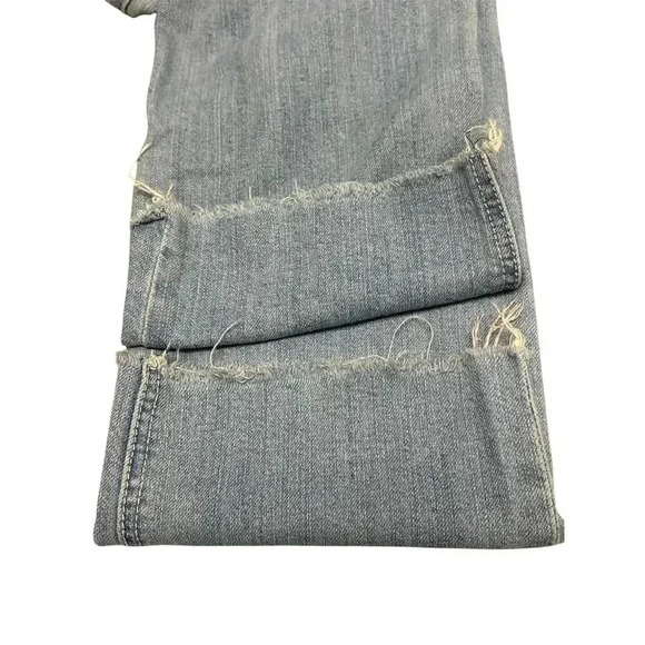 Artisan Craft Democracy Women's Patchwork Distressed Jeans Size 15 Blue - Picture 9 of 9